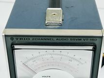 ★TRIO トリオ 2CHANNEL AUDIO SSVM VT-150 通電確認のみ 現状品 管理番号01101_画像3