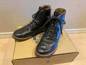 JOHN LOFGREN BOOTMAKER ジョン ロフグレン ブーツメーカー M-43 SERVICE SHOES SHINKI HIKAKU BLACK TEA-CORE HORSEBUTT LK-017