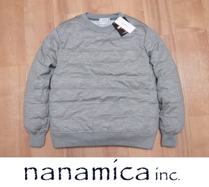 【送料無料】 新品 nanamica ナナミカ ダウン クルーネックセーター WS S 定価35000円 Down Crew Neck Sweater SUAF712