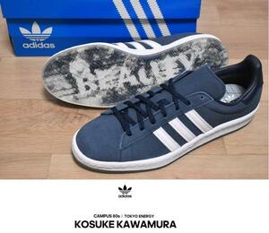 【送料無料】新品 adidas × 河村康輔 キャンパス 80s 30cm H06350 ネイビー KAWAMURA KOSUKE アディダス ★