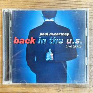 ■■『Back In The Us -Live 2002』Paul McCartney (ポール・マッカートニー) 日本版 ■■CD2枚組み