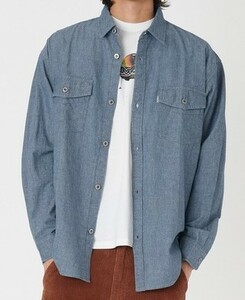 ★Levi's リーバイス〓SILVERTAB 2ポケット長袖シャツ ミディアムインディゴ〓JPN XL 新品