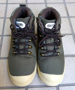 * free shipping * super-beauty goods * trying on only *OUTDOOR* outdoor * is ikatto sneakers * moss green *23.5 centimeter *