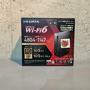 【新品】I-ODATA/アイ・オー・データ Wi-Fi 無線LAN ルーター【WN-DAX6000XR】 Wi-Fi 6 10Gbps プレミアムモデル/C2881