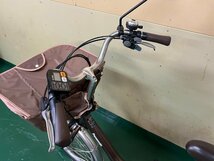 【美品】Panasonic/パナソニック 小型 電動アシスト自転車 20型 チョコブラウン ビビ・L・20 BE‐ELL032-T 軽量モデル/C2550_画像2