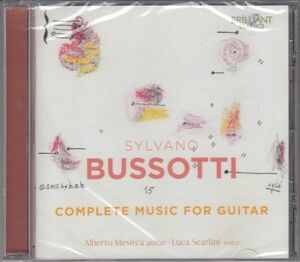 [CD/Brillant]S.ブッソッティ(1931-2021):ギター作品全集/ルカ・スカルリーニ(voice)&アルベルト・メシルカ(gt) 2021.11