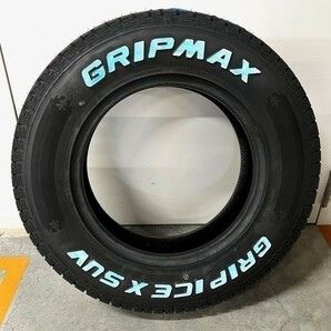 訳あり！余剰在庫放出 GRIP MAX ホワイトレタースタッドレス ICE X SUV 2022年製造 185/85R16C 105/103N 4本限りの4本価格の画像2