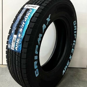 訳あり！余剰在庫放出 GRIP MAX ホワイトレタースタッドレス ICE X SUV 2022年製造 185/85R16C 105/103N 4本限りの4本価格の画像1