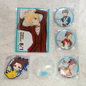 アイドルマスター SideM Beit グッズセット 鷹城恭二 渡辺みのり ピエール アニカフェ バースデーブロマイド ゲーマーズ特典 缶バッジ