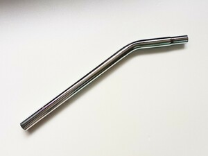 ＜新品 即決＞ レイドバックシートポスト クロモリ CP仕上げ φ25.4ｍｍ ｘ 450ｍｍ BMX