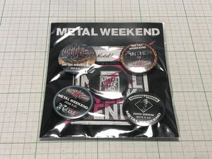 未開封　缶バッジ　METAL WEEKEND ラウドネス、アンセム、RIOT