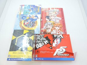 未開封有 PS4 スイッチ ソフト ラングリッサー I&II / ソウルハッカーズ2 / ソニックカラーズ アルティメット 他 まとめ [B033I652]