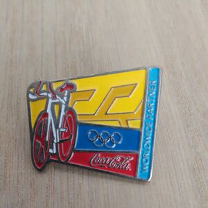 オリンピック　コカコーラ　ピンバッジ　サイクリング