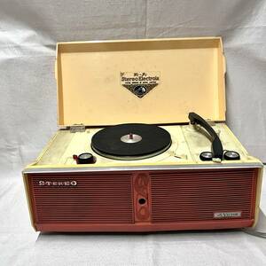 レトロ　VICTOR　ビクター　Hi-Fi　ステレオ　エレクトローラ　Electrola　1960年代　当時物　レコードプレーヤー（3881）