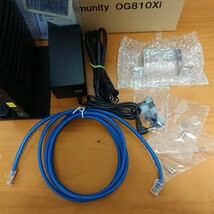 ☆箱、付属品全てあり☆動作確認済☆初期化済☆ NTT Netcommunity OG810Xi ISDN INS ひかり電話オフィス_画像4