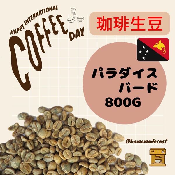 コーヒー生豆 パラダイスバード800g