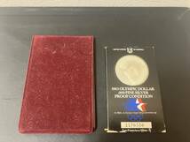 ☆記念硬貨 銀貨 アメリカ ロサンゼルス オリンピック １９８３ OLYMPIC DOLLAR ９００ FINE SIVER　長期保管品　管BARR_画像2