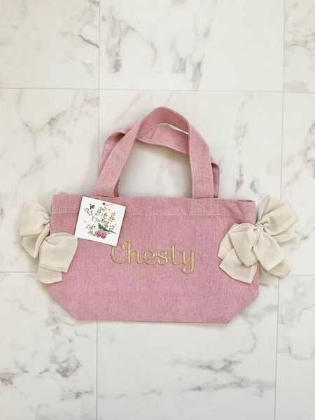 未使用 チェスティ chesty ハンドバッグ ピンク