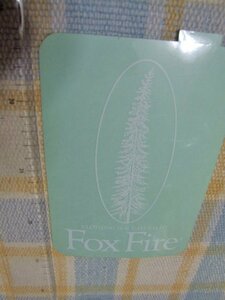 Foxfire フォックスファイヤー/透明地/ステッカー/シール/ ※ヤフーショッピングストア/レア物商会・健美堂でも大量出品中!