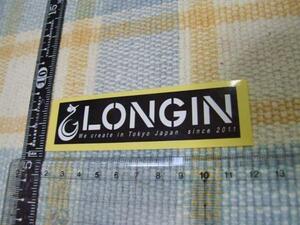 LONGIN/ロンジン/伊藤仁/シーバスルアー/黒/ステッカー/シール/小　※ ヤフーショッピングストア/レア物商会・健美堂でも大量出品中！