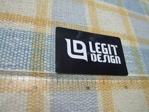 レジットデザイン/LEGIT DESIGN/北大祐/ステッカー/シール/C ※ヤフーショッピングストア/レア物商会・健美堂でも大量出品中！