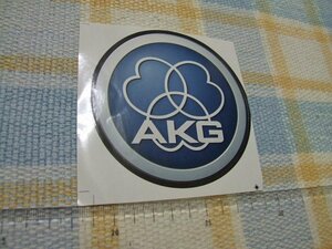 AKG/ヘッドホン/イヤホン/ステッカー/シール/凸凹あり ※ヤフーショッピングストア/レア物商会・健美堂でも大量出品中!