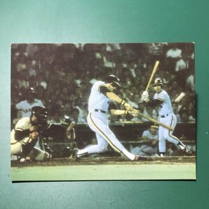 1979年　カルビー　プロ野球カード　79年　10月　11位　阪神　ラインバック　　【管D30】