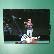 1989年　カルビー　プロ野球カード　89年　306番　近鉄　大石　　　　【管理C60】_画像1