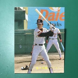 1989年　カルビー　プロ野球カード　89年　9番　ダイエー　佐々木　　　　【管理C60】