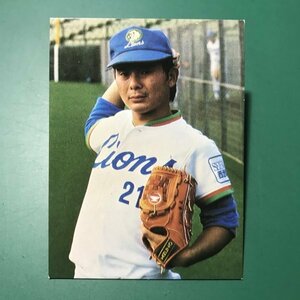 1979年　カルビー　プロ野球カード　79年　4月～6月　投手部門　3位　西武　東尾　　　　【管理C08】