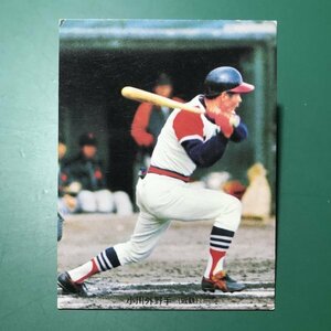 1974年　カルビー　プロ野球カード　74年　123番　近鉄　小川　　　【管983】