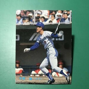 1987年　カルビー　プロ野球カード　87年　106番　中日　宇野　　　【管C69】