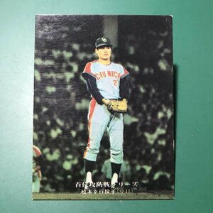 1976年　カルビー　プロ野球カード　76年　114番　中日　松本　　　　【管A88】