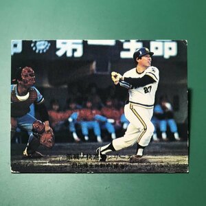 1976年　カルビー　プロ野球カード　76年　731番　南海　門田　　　　【管A88】