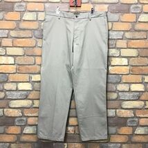 BP2-797★W100センチ位★タグ付き未使用品★USA古着【DOCKERS】ストレートフィット ストレッチパンツ【W38 メンズ XL】ベージュ リーバイス_画像3