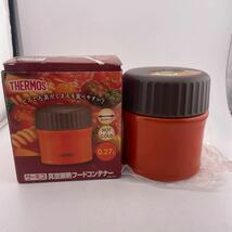 THERMOS 真空断熱フードコンテナー 0.27L パンプキン JBI-271 CA　未使用品_画像1