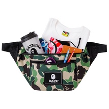 BAPE◆A BATHING APE／迷彩カモ◆ア ベイシング エイプ◆大容量ボディバッグ◆CAMO／カモ／付録ノベルティ_画像3