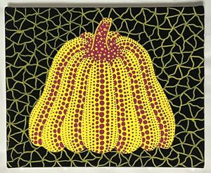 ◆◆草間彌生◆◆かぼちゃ 模写 ◆yayoikusama pumpkin 南瓜◆F3サイズ※額縁付属品無し 