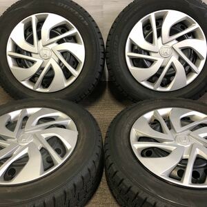 185/65R15 DUNLOP/WINTER MAXX WM02 2017年製 ホンダ フリード純正 15インチ 5.5J ＋49 114.3 5H スタッドレス 4本