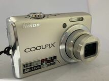 1円スタート Nikon ニコン COOLPIX クールピクス S620 コンパクトデジタルカメラ デジカメ シルバー 動作確認済み 中古_画像2