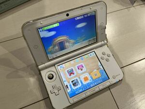 1円スタート 任天堂 3DSLL ミント×ホワイト ニンテンドー Nintendo ニンテンドー3DS 動作確認済み
