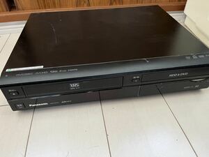 1円スタート Panasonic DIGA デジタルチューナー搭載ハイビジョンレコーダー VHSビデオ一体型 DMR-XP22Vパナソニック HDD DVD 通電確認済み