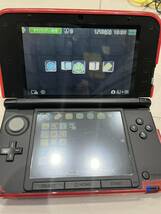 ニンテンドー3DSLL Nintendo 任天堂 充電器 3DS レッド ブラック 本体 ソフト 動作確認済 タッチペン 付属_画像3