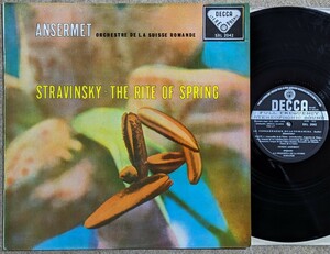 西Decca OPEN DECCAステレオSXL2042◆ストラヴィンスキー「春の祭典」アンセルメ/スイス・ロマンド管弦楽団