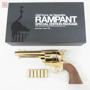 RAMPANT CLASSIC ランパントクラシック 金属製モデルガン SAA 1st メタルロックライト シビリアン 木製グリップ SMG 現状品【20