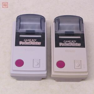 動作確認済 GB ゲームボーイ ポケットプリンタ 本体 MGB-007 Pocket Printer まとめて2台セット Nintendo ニンテンドー 任天堂【10