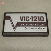 VIC-1001用 3K RAM PACK VIC-1210 3K拡張RAMカートリッジ コモドール Commodore 動作未確認【PP_画像1