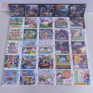 ニンテンドー3DS ゼルダの伝説 時のオカリナ3D/とびだせ どうぶつの森/パズドラZ 等 まとめて 30本セット 箱付 ダブり無し【20