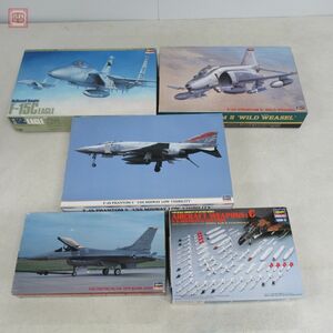 ハセガワ 1/48 マクドネル ダグラス F-15C イーグル/F-4G ファントムII ワイルド ウィーゼル 等 まとめて5個セット Hasegawa ジャンク【40