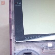 一部難有 動作品 GBP ゲームボーイポケット 本体 クリアパープル MGB-001 + ジェムジェム GemGem ニンテンドー 任天堂 Nintendo【10_画像9